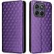 Чохол Deexe Rhombus Book для Motorola Moto G77 - Purple (406811V). Фото 1 з 10