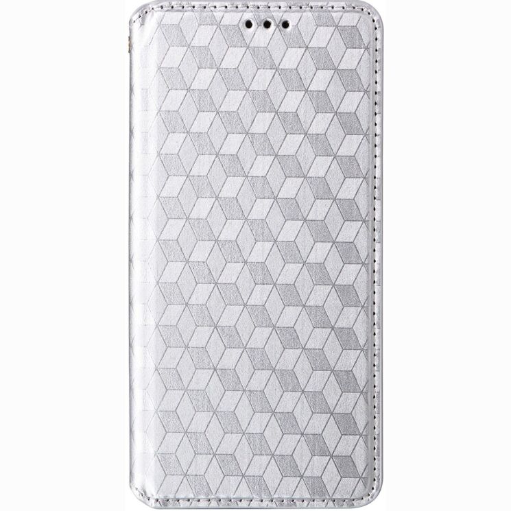 Чохол Deexe Rhombus Book для Realme Note 80 - Silver (412403S) Чохол Deexe Rhombus Book для Realme Note 80 - Silver: фото 6 з 7