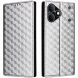 Чохол Deexe Rhombus Book для Realme Note 80 - Silver (412403S). Фото 1 з 7