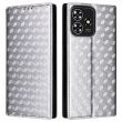 Чехол Deexe Rhombus Book для ZTE Blade A73 / V50 Design - Silver (342816S)