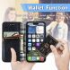 Чехол Deexe Rhombus Wallet для Apple iPhone 16e - Green (376412G). Фото 10 из 10