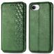 Чехол Deexe Rhombus Wallet для Apple iPhone 16e - Green (376412G). Фото 1 из 10