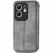 Чехол Deexe Rhombus Wallet для Infinix Zero 30 - Grey (345316H). Фото 5 из 6