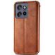 Чохол Deexe Rhombus Wallet для Motorola Edge 50 Neo - Brown (367131Z). Фото 5 з 10