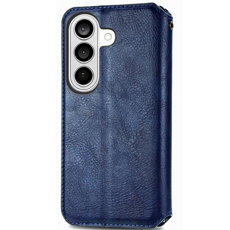 Чохол Deexe Rhombus Wallet для Samsung Galaxy A57 (A576) - Blue: фото 5 з 8