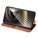 Чехол Deexe Rhombus Wallet для Xiaomi Poco F6 - Brown (355045Z). Фото 3 из 9