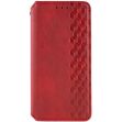Чехол Deexe Rhombus Wallet для Xiaomi Redmi 14C / Redmi A4 5G / Poco C75 - Red (366053R)