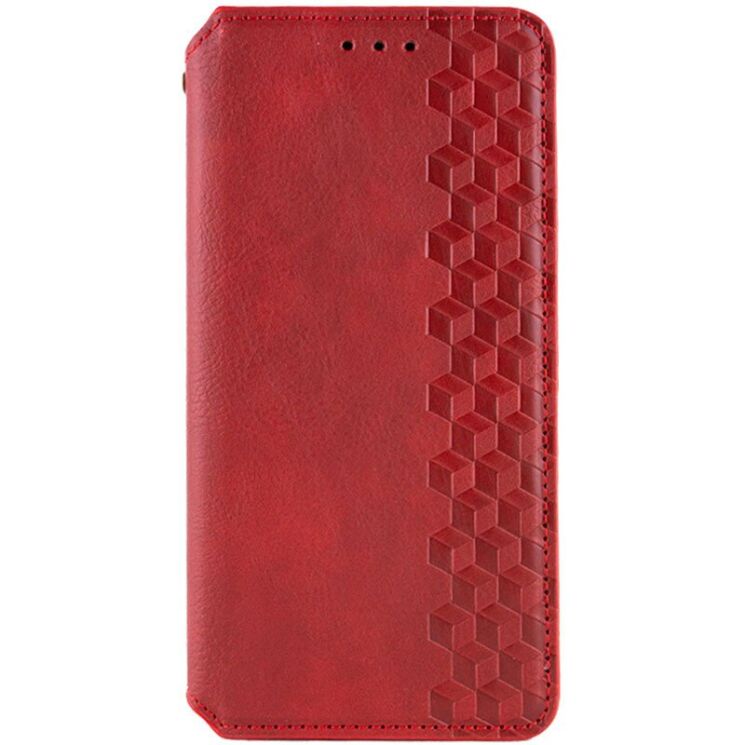Чехол Deexe Rhombus Wallet для Xiaomi Redmi 14C / Redmi A4 5G / Poco C75 - Red: фото 1 из 5