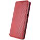 Чехол Deexe Rhombus Wallet для Xiaomi Redmi 14C / Redmi A4 5G / Poco C75 - Red (366053R). Фото 2 из 5