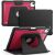 Чехол Deexe Urban Rotary для Apple iPad Air 11 M3/M2 (2025/2024) / Air 4 / 5 10.9 (2020/2022) / Pro 11 (2020/2021/2022) - Wine Red: фото 1 из 9