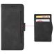 Чехол-книжка с кармашками Deexe Wallet Stand для iPhone 16e - Black (376452B). Фото 6 из 7