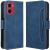 Чохол Deexe Wallet Stand для Motorola Moto G05 / Moto E15 - Blue: фото 1 з 7