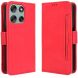 Чохол Deexe Wallet Stand для Motorola Moto G56 - Red (383114R). Фото 1 з 14