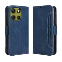 Чохол Deexe Wallet Stand для Motorola Moto G86 - Blue: фото 1 з 13