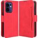 Чехол Deexe Wallet Stand для OPPO Reno 13 F/FS 5G - Red (375702R). Фото 1 из 7