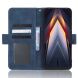 Чехол Deexe Wallet Stand для Tecno Pova 4 (LG7n) - Blue (318300L). Фото 2 из 8