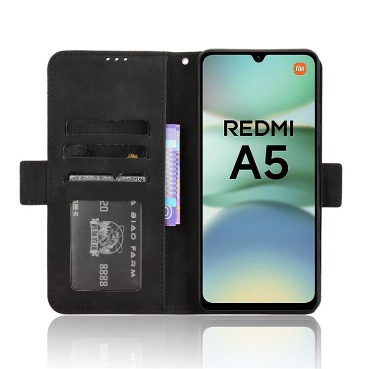 Чехол Deexe Wallet Stand для Xiaomi Redmi A5 - Black: фото 2 из 7