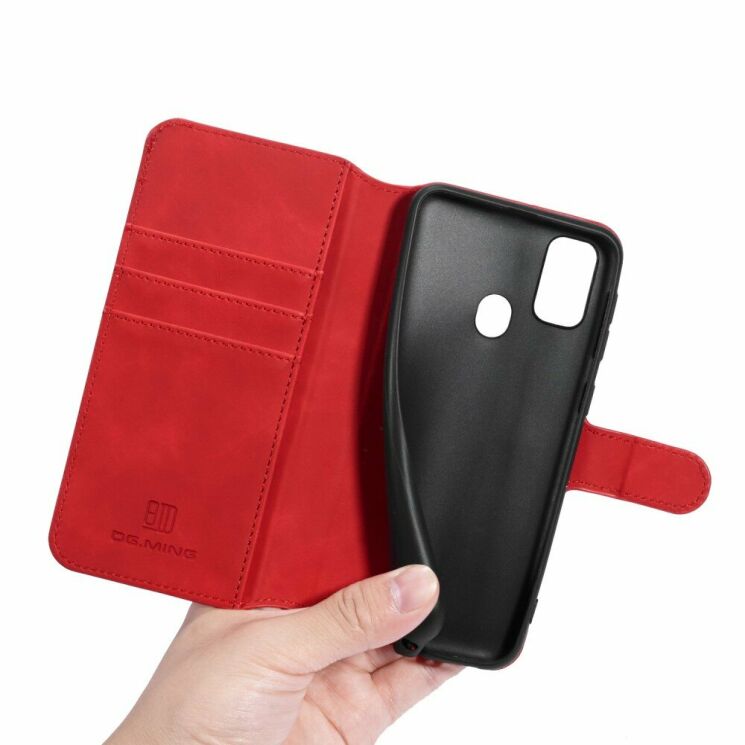 Чехол DG.MING Retro Style для Samsung Galaxy M30s (M307) / Galaxy M21 (M215) - Red: фото 4 из 7