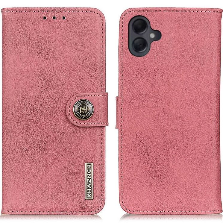 Чехол KHAZNEH Leather Wallet для Samsung Galaxy A06 (A065) - Pink: фото 1 из 8