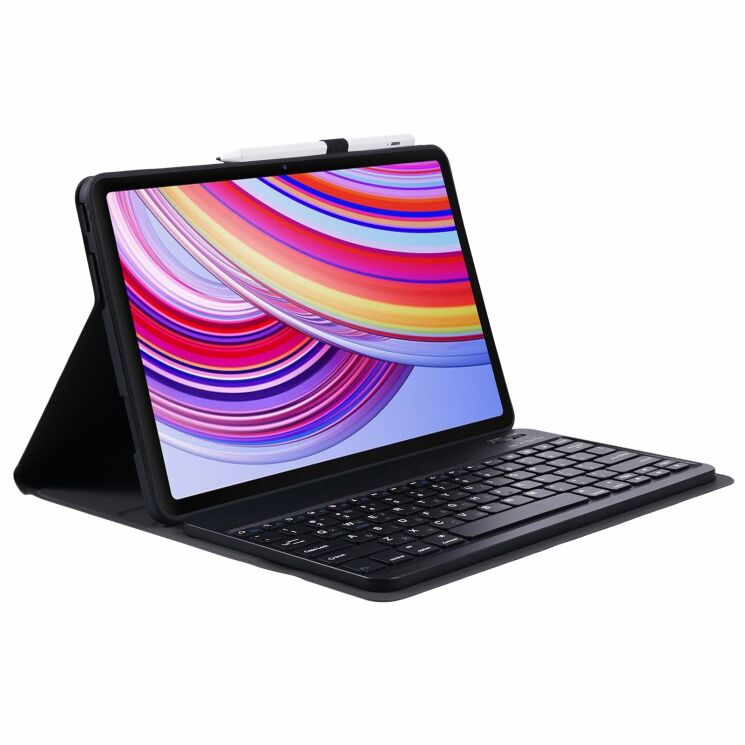 Чохол-клавіатура UniCase Keyboard Cover для Xiaomi Redmi Pad Pro / Poco Pad - Black: фото 5 з 9