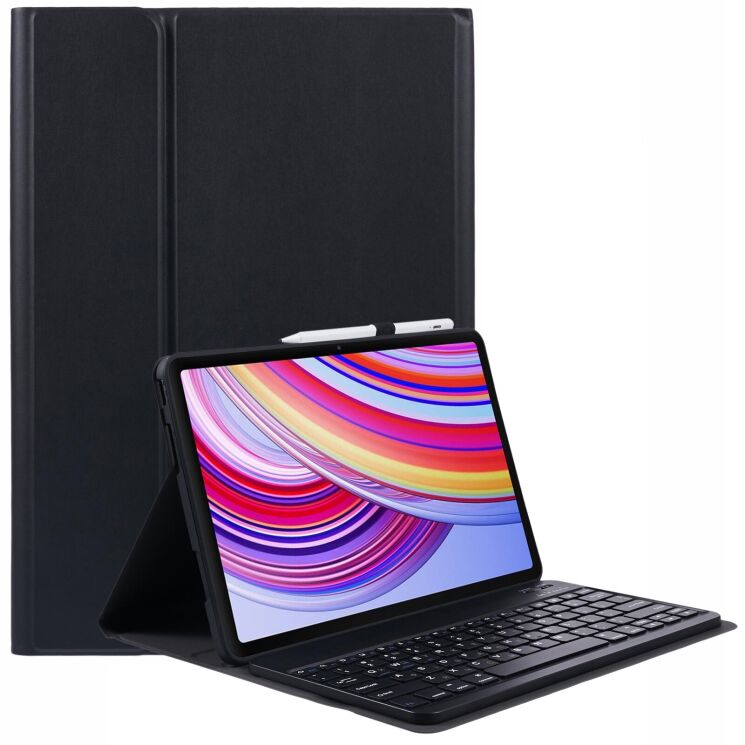 Чохол-клавіатура UniCase Keyboard Cover для Xiaomi Redmi Pad Pro / Poco Pad - Black: фото 1 з 9