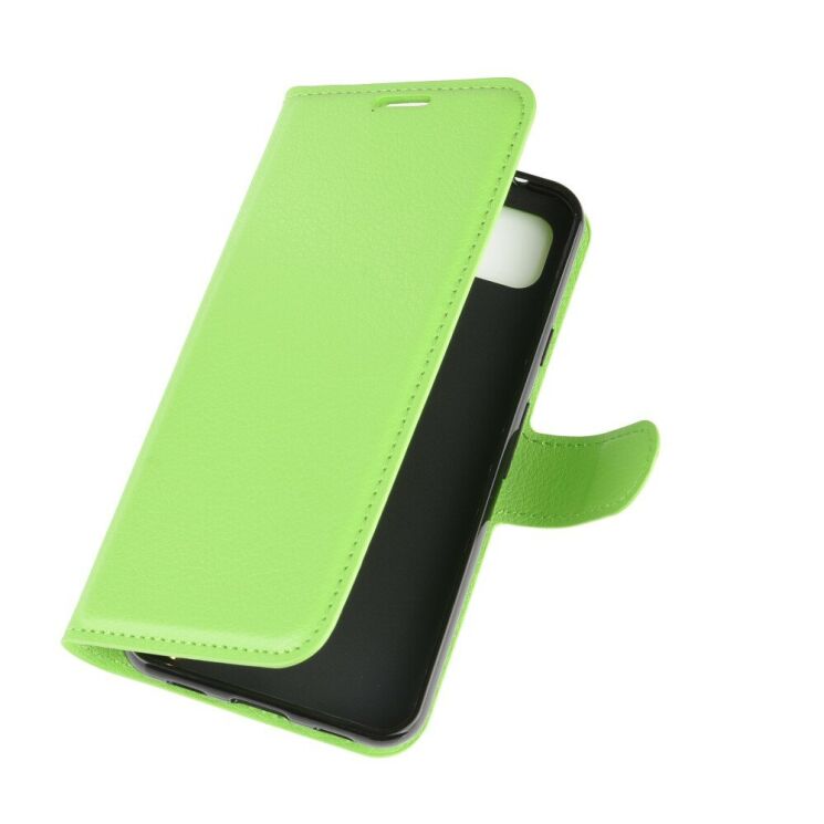 Класичний чохол-книжка Deexe Book Type для Google Pixel 4A - Green: фото 2 з 6