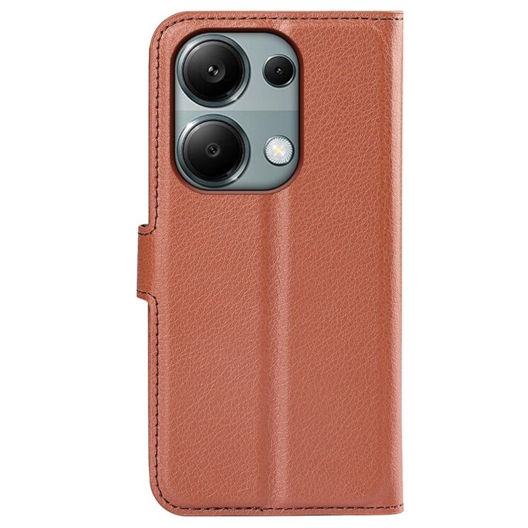 Чохол-книжка Deexe Book Type для Xiaomi Redmi Note 13 Pro 4G / Poco M6 Pro - Brown: фото 5 з 6