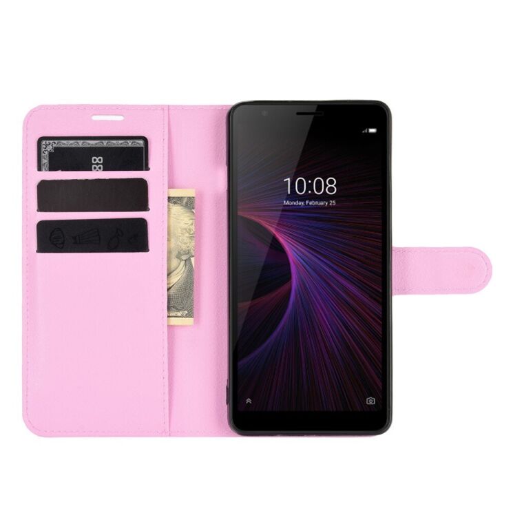 Чохол-книжка Deexe Book Type для ZTE Blade L210 - Pink: фото 3 з 6
