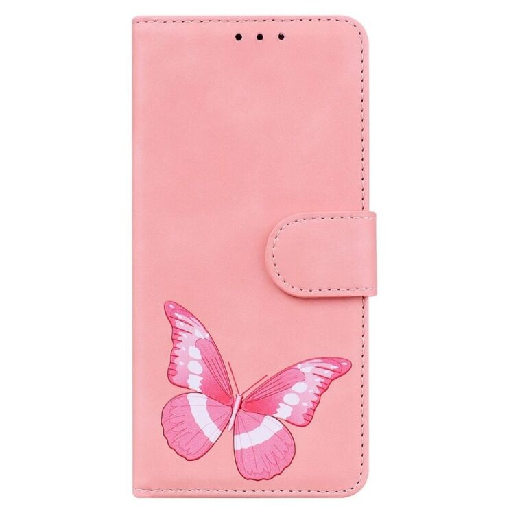 Чехол-книжка Deexe Butterfly Pattern для Infinix Hot 20 (X6826) - Pink: фото 4 из 8