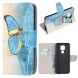 Чохол з малюнком Deexe Color Wallet для Motorola Moto E7 Plus / Moto G9 Play - Blue Butterfly (268508E). Фото 1 з 6