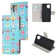 Чехол-книжка Deexe Color Wallet для Samsung Galaxy A12 (A125) / A12 Nacho (A127) / M12 (M127) - Owls (260304I)
