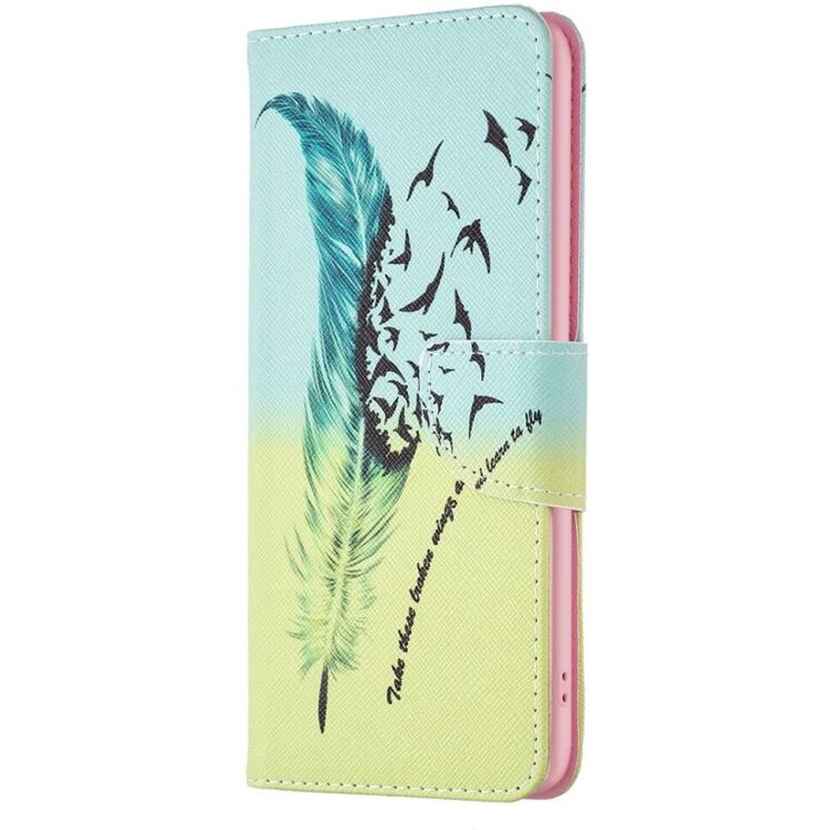 Чехол-книжка Deexe Color Wallet для Samsung Galaxy A15 (A155) - Feather and Birds: фото 2 из 7