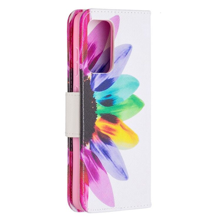 Чехол-книжка Deexe Color Wallet для Samsung Galaxy A52 (A525) / A52s (A528) - Flower: фото 3 из 8