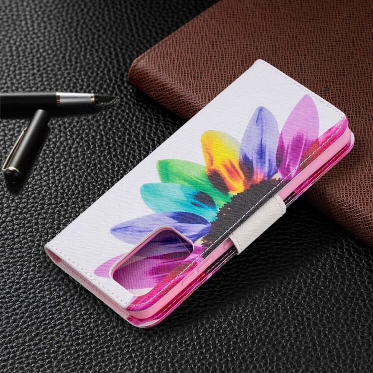 Чехол-книжка Deexe Color Wallet для Samsung Galaxy A52 (A525) / A52s (A528) - Flower: фото 6 из 8