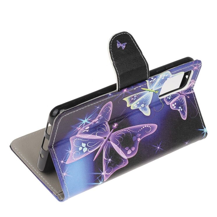 Чехол-книжка Deexe Color Wallet для Samsung Galaxy S20 FE (G780) - Vivid Butterflies: фото 4 из 6
