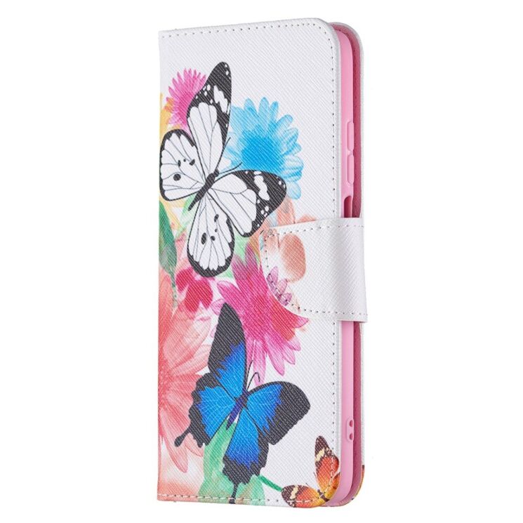 Чехол-книжка Deexe Color Wallet для Xiaomi Redmi 10 / 10 (2022) / 10 Prime - Two Butterflies: фото 3 из 8