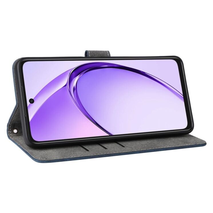 Чехол-книжка Deexe Delta Book для OPPO A3x / A3 / A40m - Blue: фото 3 из 7
