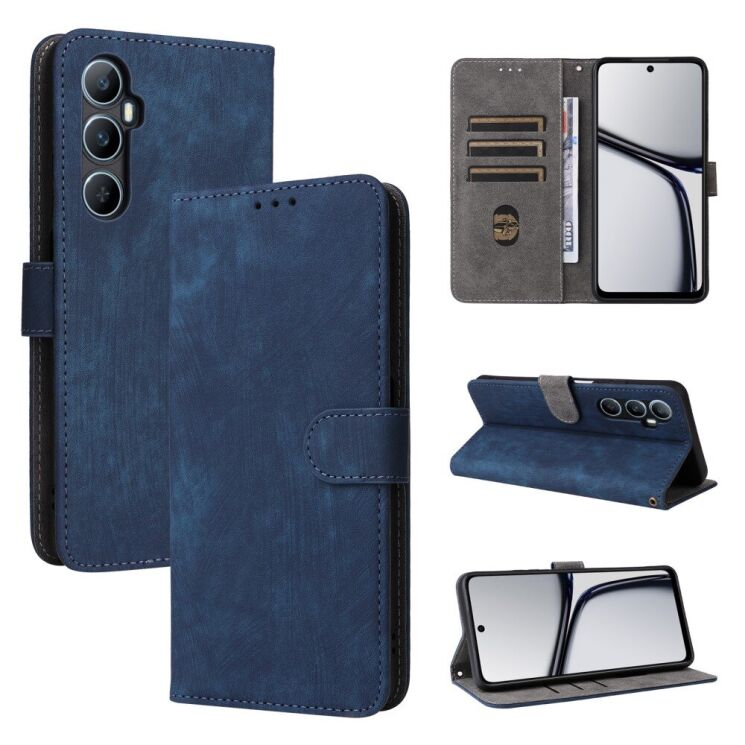 Чохол-книжка Deexe Delta Book для Realme C65 - Blue: фото 7 з 8
