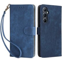 Чехол-книжка Deexe Delta Book для Realme C65 - Blue: фото 1 из 8