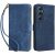 Чехол-книжка Deexe Delta Book для Realme C65 - Blue: фото 1 из 8