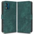 Чехол-книжка Deexe Delta Wallet для Motorola Moto E13 - Green (320120G)