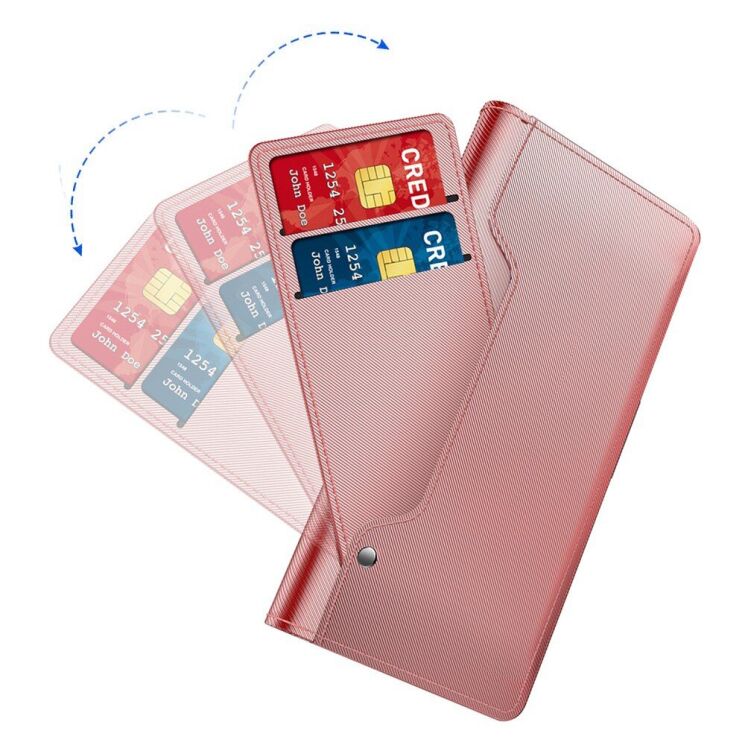 Чехол-книжка Deexe Eclipse Wallet для Realme C75 - Blue: фото 7 из 9