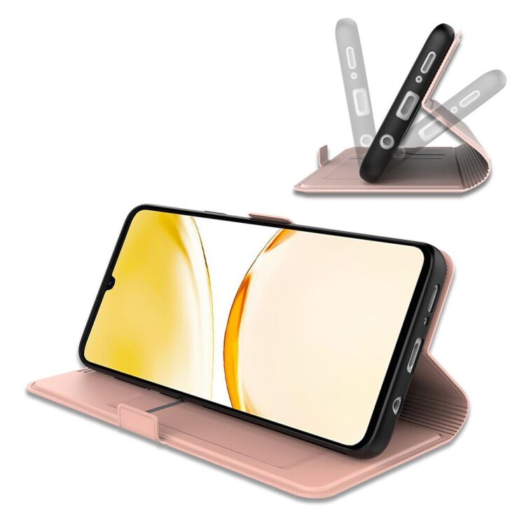 Чехол-книжка Deexe Faro Wallet для Realme 14 Pro Plus - Black: фото 3 из 7