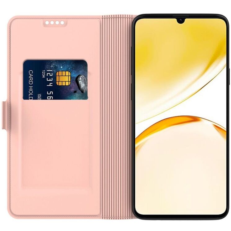 Чехол-книжка Deexe Faro Wallet для Realme 14 Pro Plus - Rose Gold: фото 2 из 7