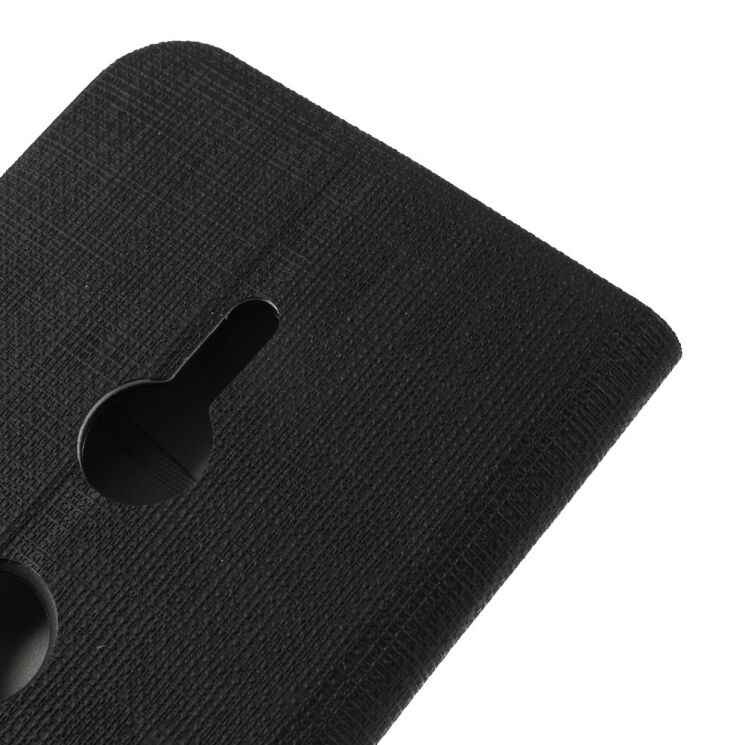 Чехол-книжка Deexe Lines Texture для Sony Xperia XZ3 - Black: фото 8 из 8
