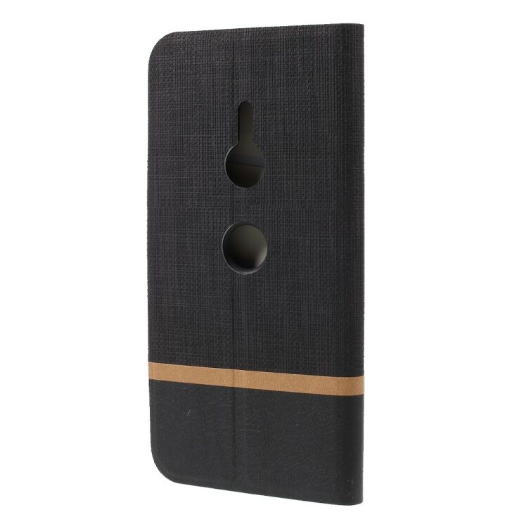 Чехол-книжка Deexe Lines Texture для Sony Xperia XZ3 - Black: фото 3 из 8