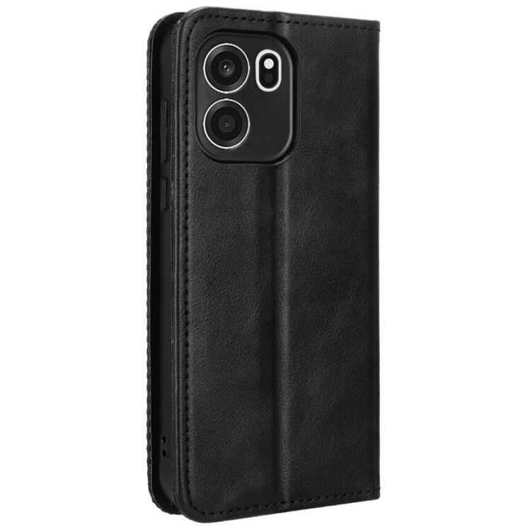 Чехол-книжка Deexe Retro Style для OnePlus Nord CE6 - Black: фото 8 из 18