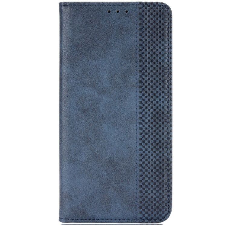 Чехол-книжка Deexe Retro Style для OPPO Reno 15 F/FS - Blue: фото 3 из 18