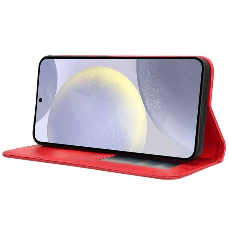 Чохол-книжка Deexe Retro Style для Samsung Galaxy S26 (S942) - Red: фото 7 з 20