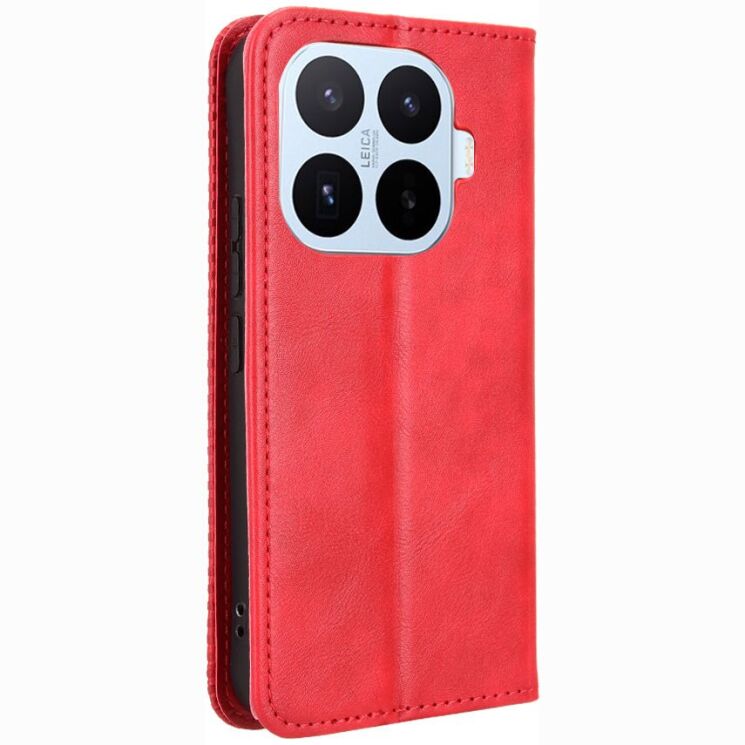 Чехол-книжка Deexe Retro Style для Xiaomi 17T - Red: фото 8 из 18
